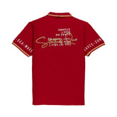 Boys Printed Polo T-shirt